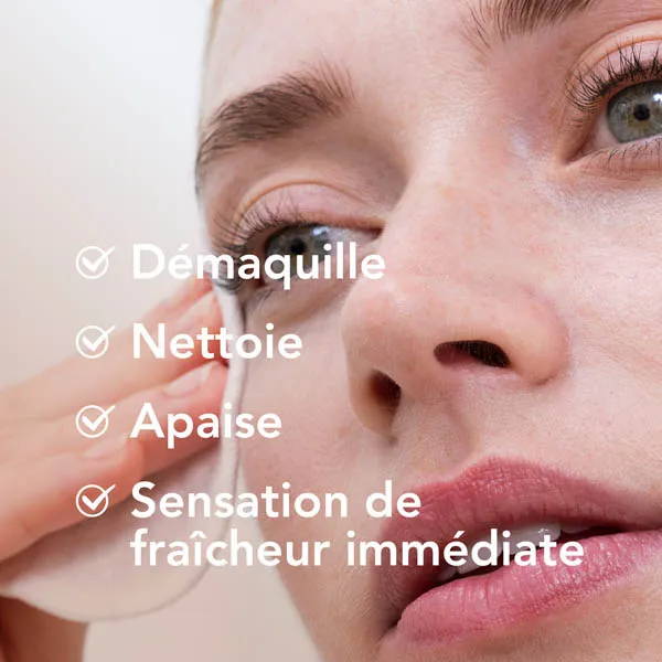 Bioderma Créaline H2O lingette nettoyante démaquillante