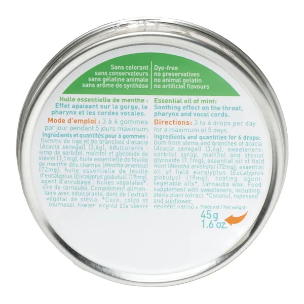 Puressentiel Respiratoire gummies menthe eucalyptus