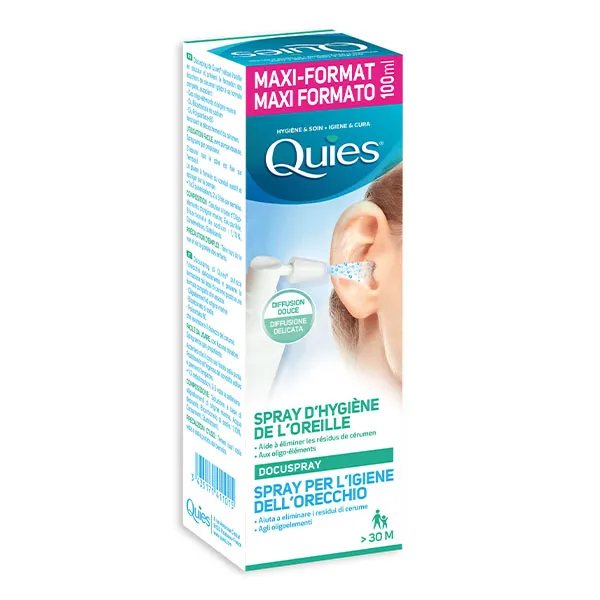 Quies Docuspray Hygiène de l'oreille