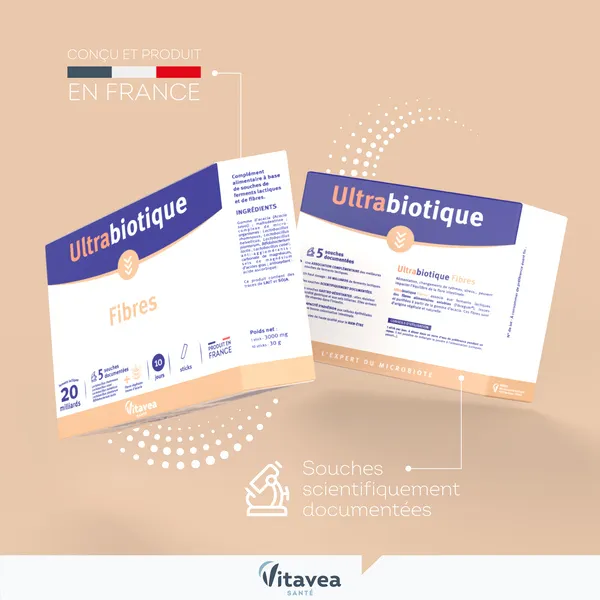 Ultrabiotique fibres poudre sticks