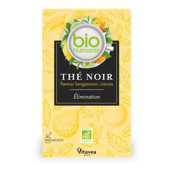 Bio Nutrisanté Thé noir Elimination sachets