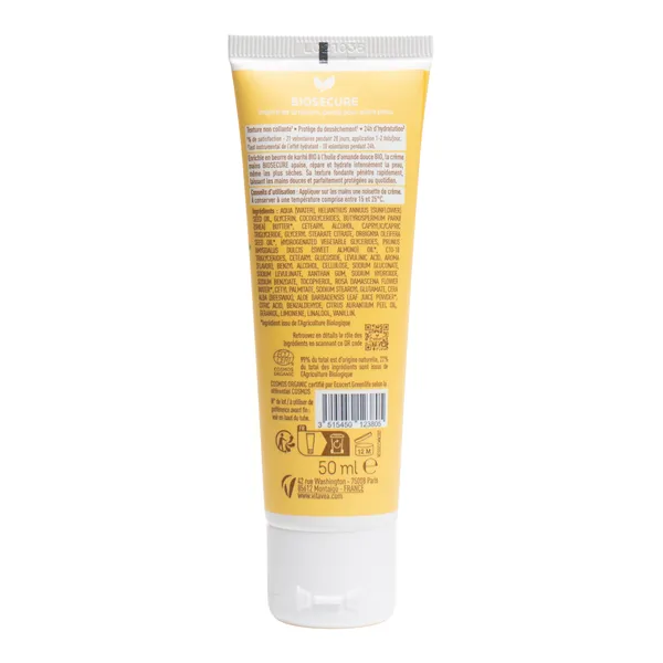 Biosecure Crème mains bio Amande Karité