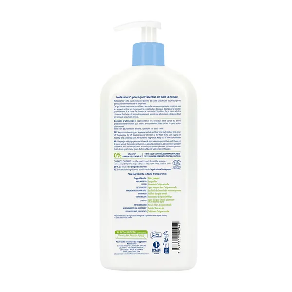 Natessance Bébé Gel lavant sans savon Bio