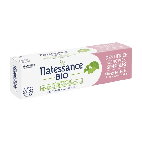 Natessance dentifrice Bio Gencives sensibles