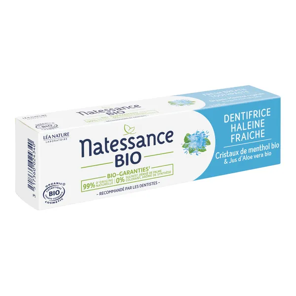 Natessance Dentifrice Haleine fraiche bio