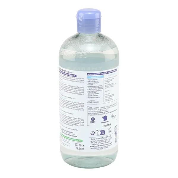 Jonzac eau micellaire hydratante Bio