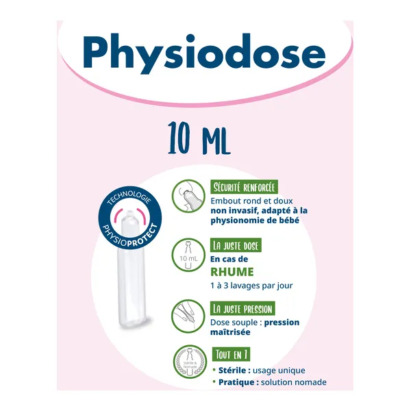 Gilbert Physiodose unidoses en plastique d'origine végétale