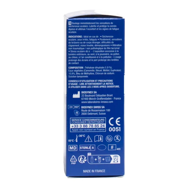 Innoxa Hydrableu Gouttes oculaires hydratantes formule bleue