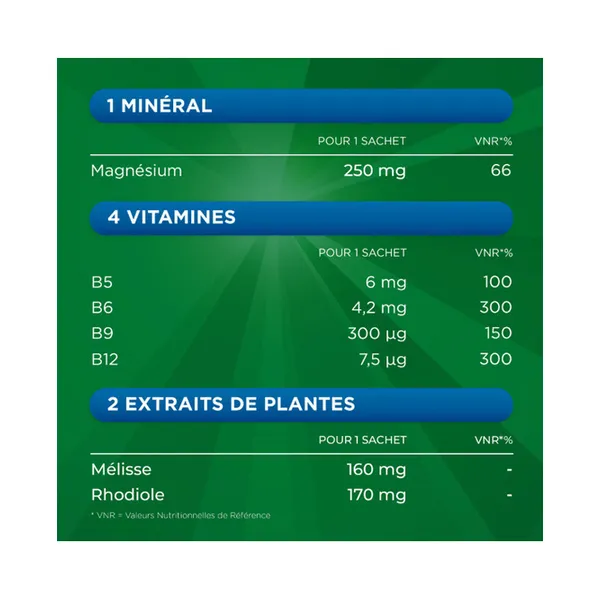 Berocca magnésium sachets