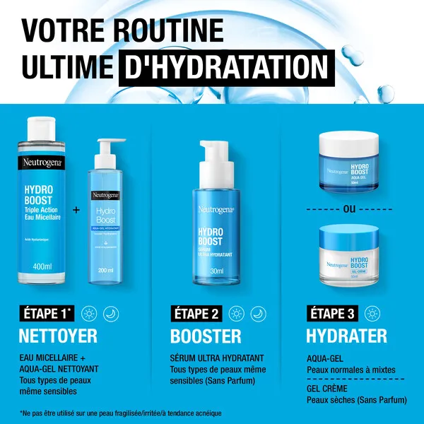 Neutrogena Hydro Boost Aqua Gel Nettoyant hydratant