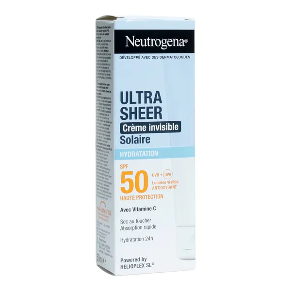 Neutrogena Ultra Sheer Crème solaire Hydratation SPF 50