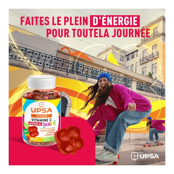 UPSA Vitalité Acérola vitamine C Kids Gummies