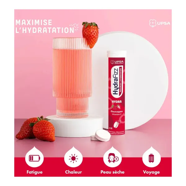 UPSA Hydrafizz Hydra comprimés effervescents