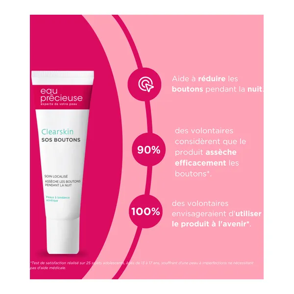 Eau précieuse Clearskin SOS boutons