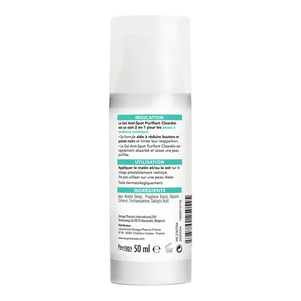 Eau Précieuse Clearskin Gel anti-spot purifiant