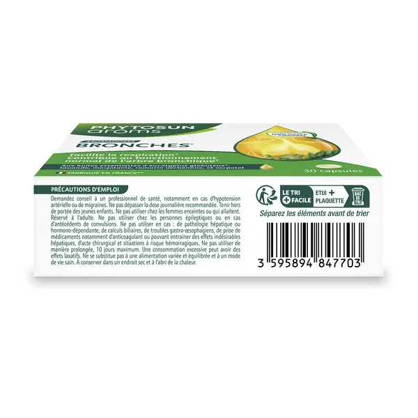 Phytosun Arôms Aromadoses bronches capsules