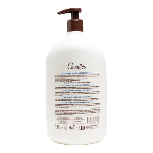 Cavaillès gel bain douche surgras Nuage de coton