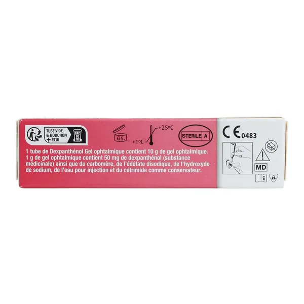 Dexpanthenol gel ophtalmique