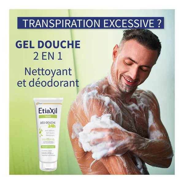 Etiaxil Déo-douche 24h Citron jaune et litsée