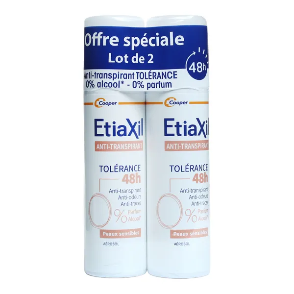Etiaxil Anti-transpirant Tolérance 48h spray