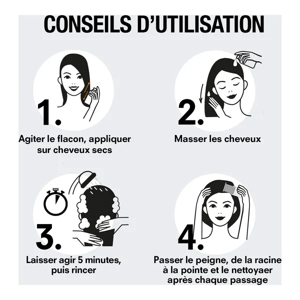 Pouxit Flash Shampooing anti poux et lentes
