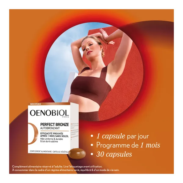 Oenobiol Perfect Bronze Autobronzant capsules