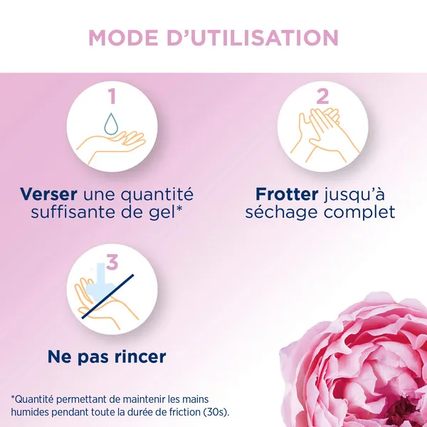 Baccide gel hydroalcoolique mains Pivoine