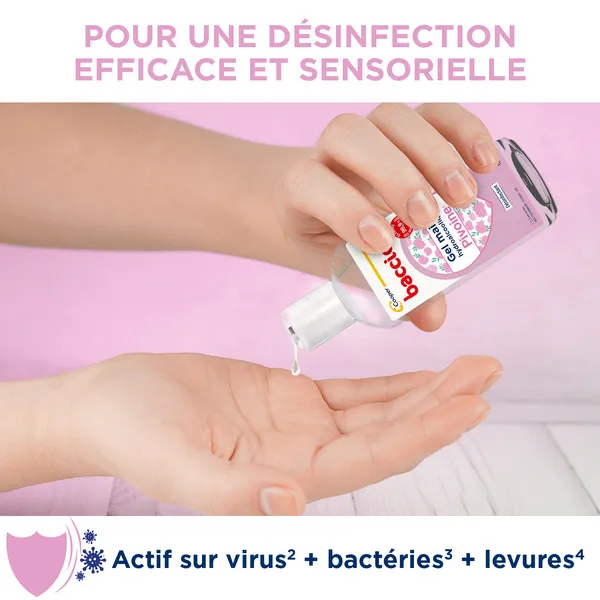 Baccide gel hydroalcoolique mains Pivoine
