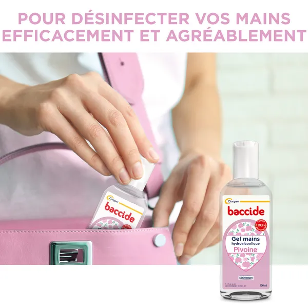 Baccide gel hydroalcoolique mains Pivoine