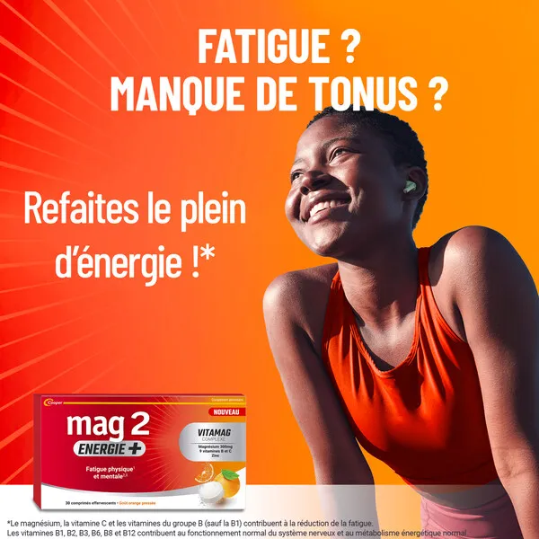 Mag 2 Energie+ comprimés effervescents