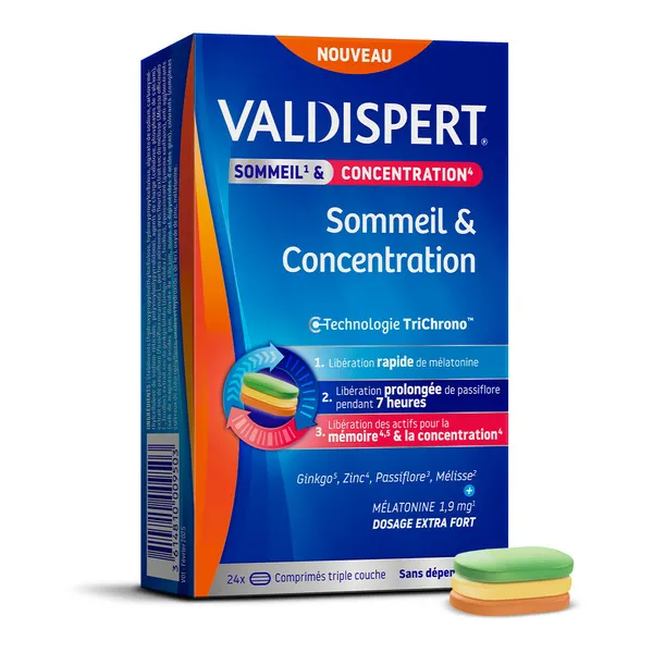 Valdispert Sommeil et Concentration comprimés