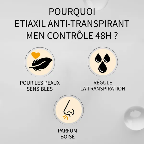 Etiaxil déodorant anti-transpirant 48h roll-on