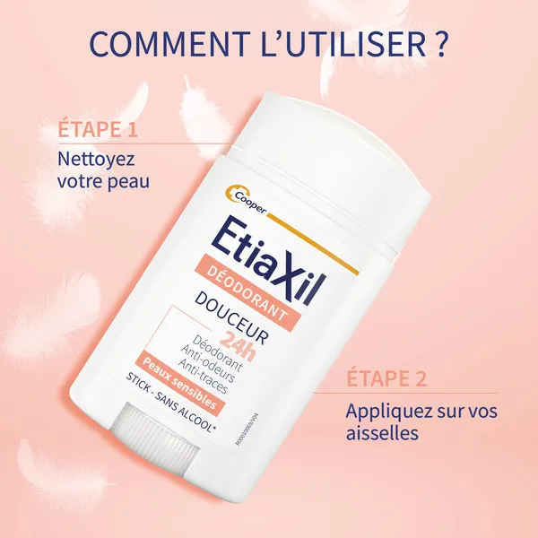 Etiaxil Déodorant Stick Douceur Sans Aluminium