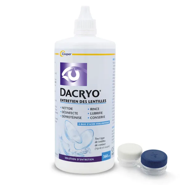 Dacryo Entretien des lentilles de contact