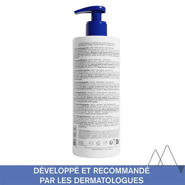 Uriage Bébé  Xémose C8+ 1ere huile lavante anti-grattage