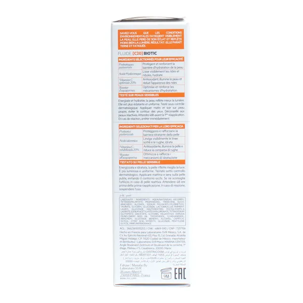SVR C20 Biotic fluide énergisant lissant