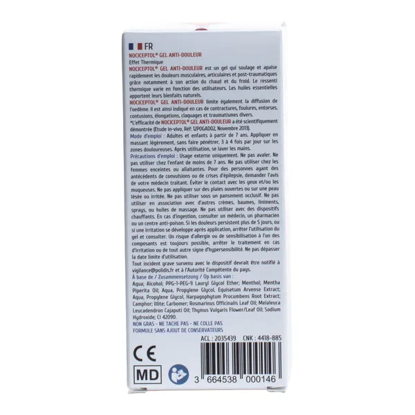 Nociceptol gel de massage anti-douleur