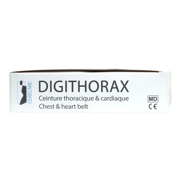 Digithorax ceinture thoracique noire 25 cm