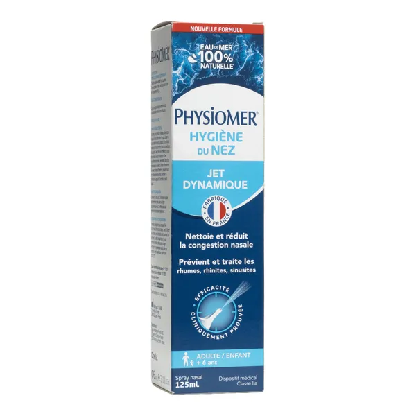 Physiomer spray nasal Jet Dynamique adulte et enfant
