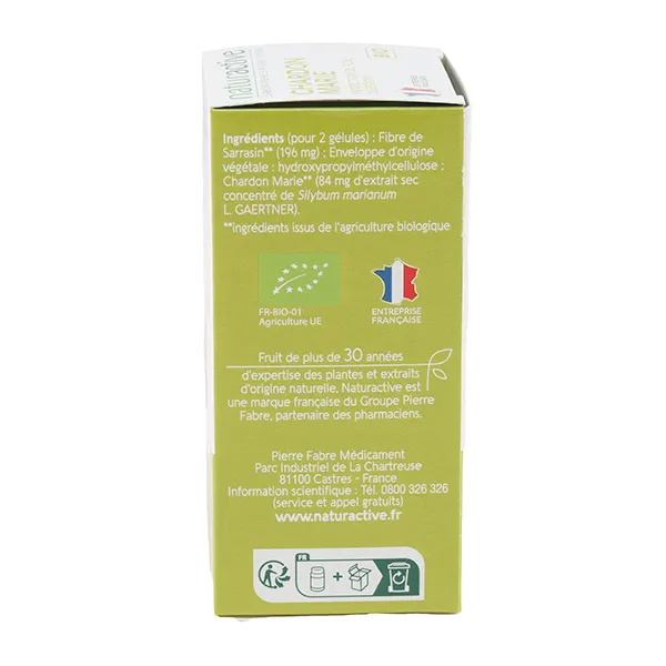 Naturactive chardon marie Bio gélules
