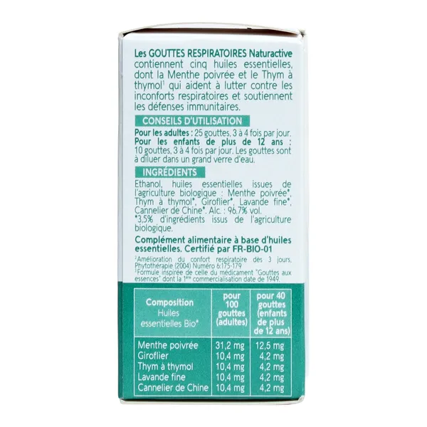 Naturactive gouttes respiratoires