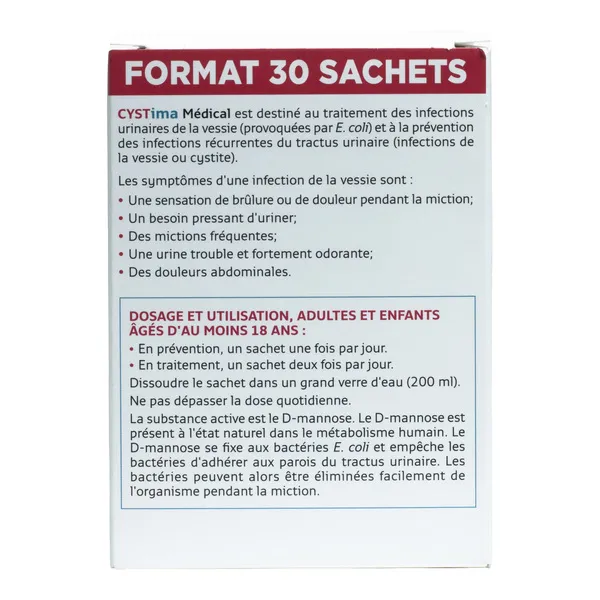 Forté Pharma Cystima médical sachets