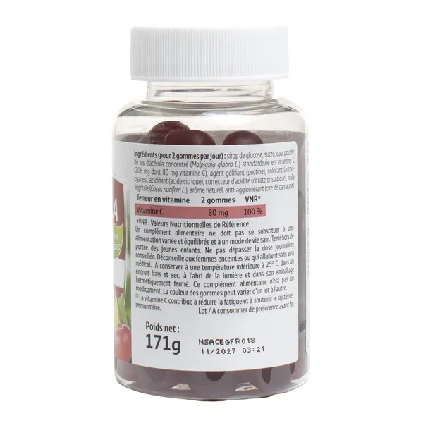 Forté Pharma Acérola Vitamine C gummies