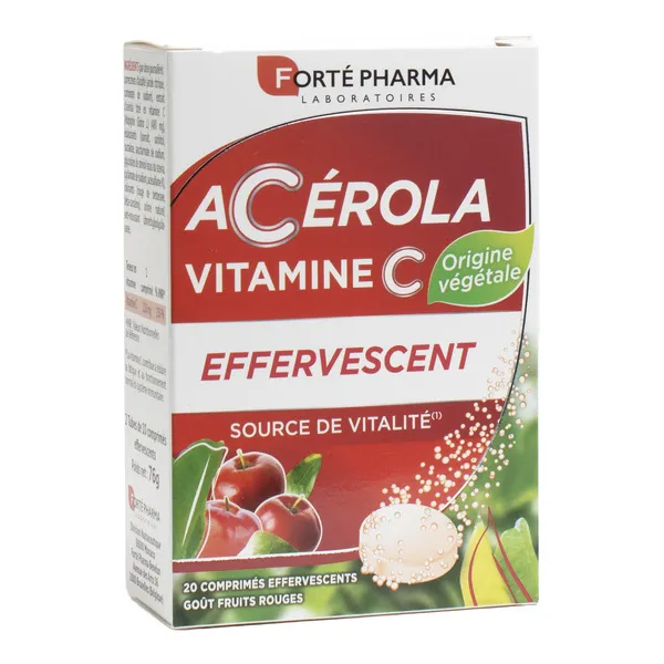 Forté Pharma Acérola Vitamine C comprimé effervescent