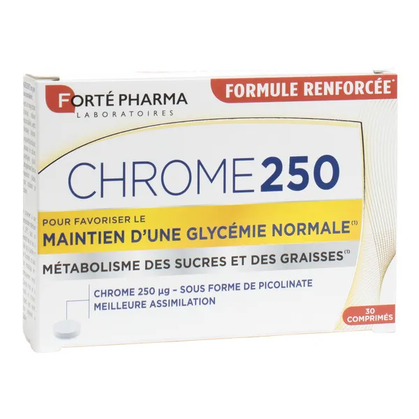 Forté Pharma Chrome 250 comprimé