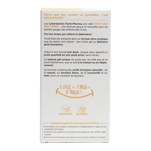 Forté Pharma Forté kids Nez Gorge sticks gel
