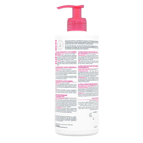 Topicrem lait corps ultra hydratant