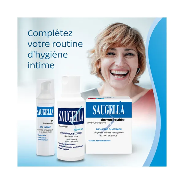 Saugella HydraSérum soin lavant doux