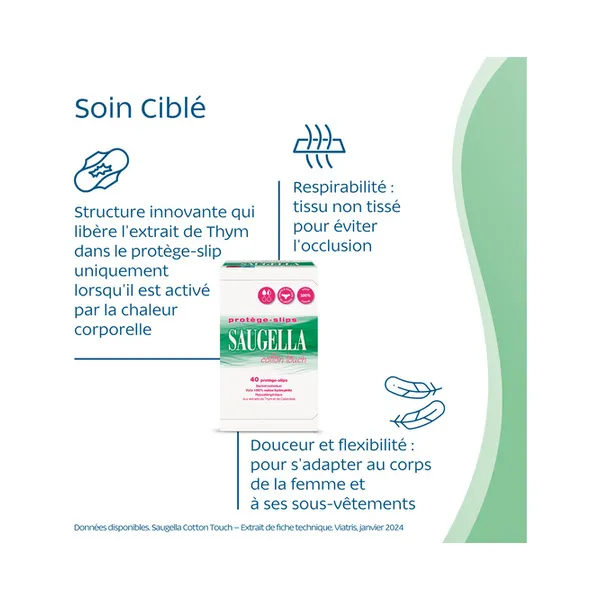 Saugella Cotton Touch protège-slips