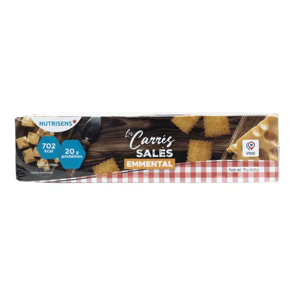 Nutrisens Carrés salés Emmental HP HC